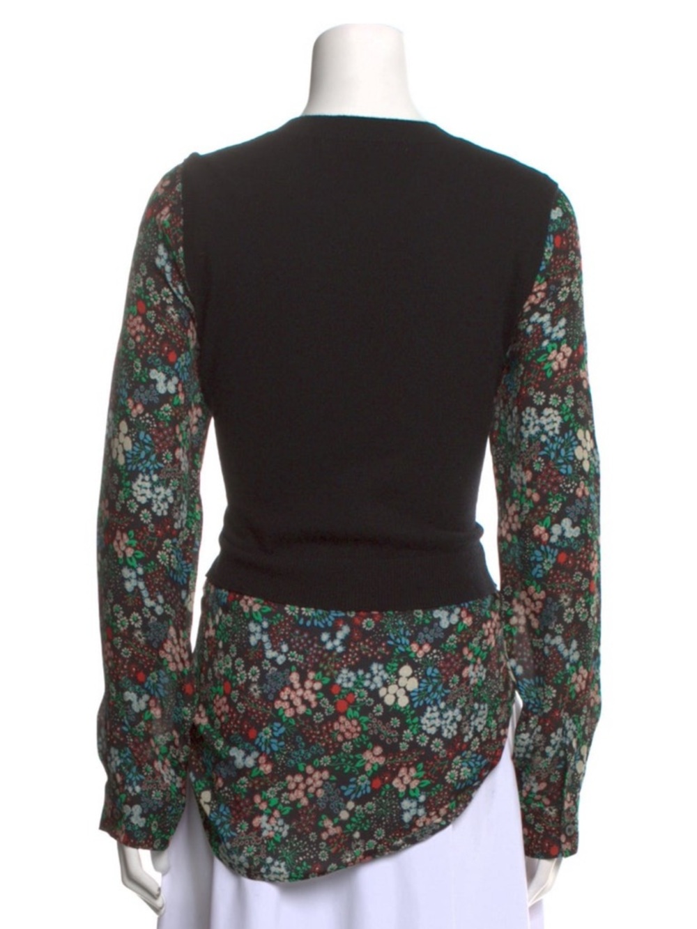 Veronica Beard Mellow Mixed-Media Cashmere Sweater ASO Lucy Hale - Picture 4 of 11